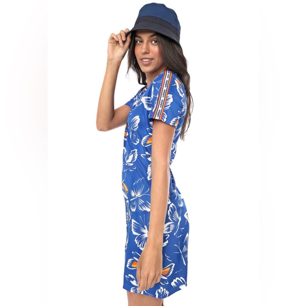Adidas Farm Rio Butterfly Print Dress - Picture 2 of 7